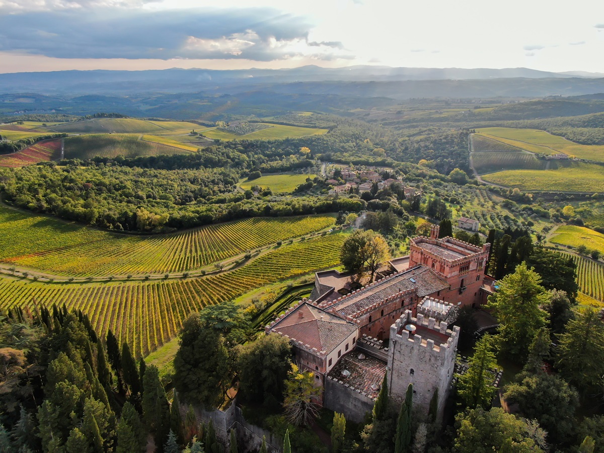paesaggio castello di brolio